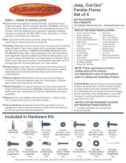 Installation Manual